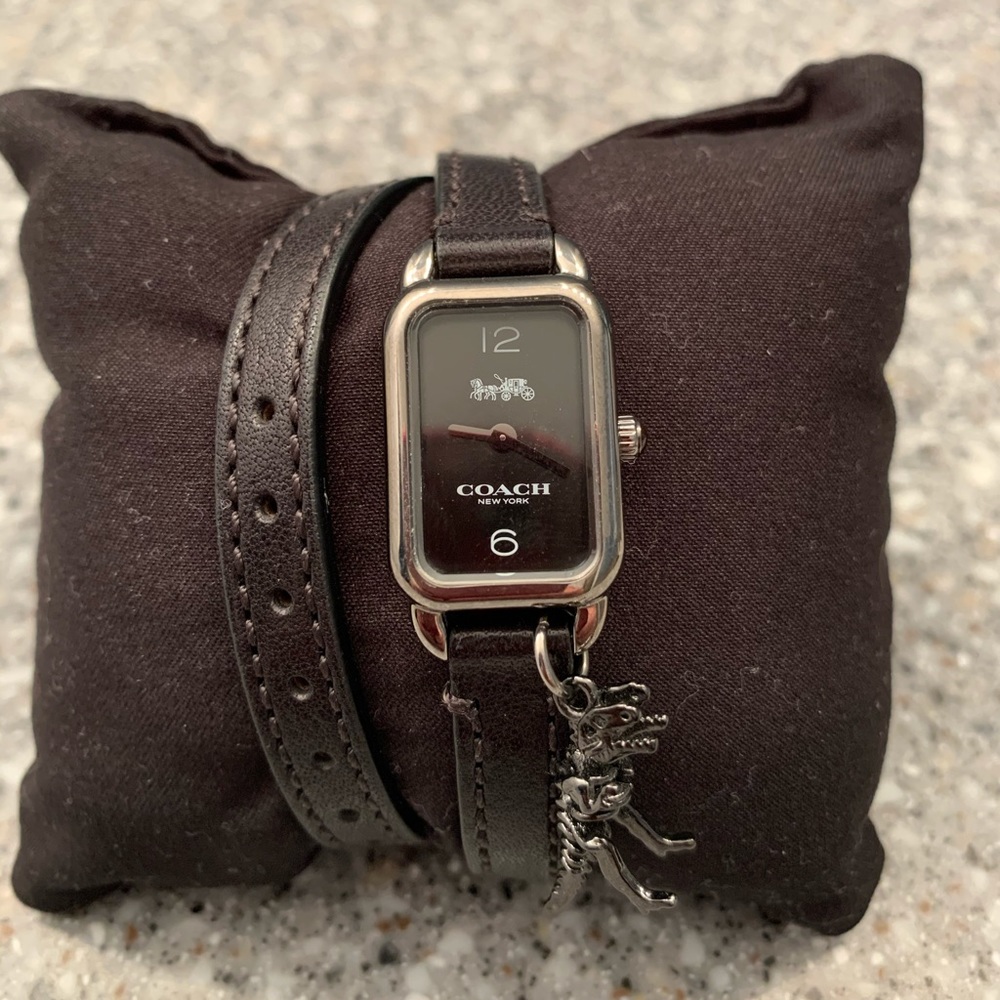 Coach  Ludlow Double Wap Watch with Rexy Charm